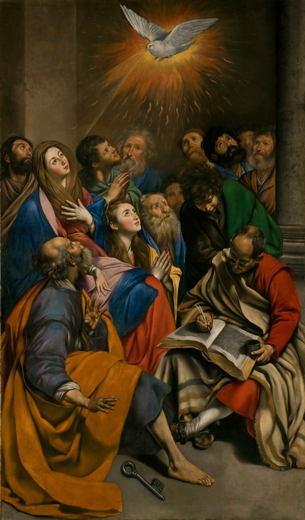Maino_Pentecostés._Lienzo._285_x_163_cm._Museo_del_Prado